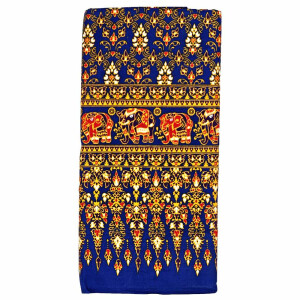 Sarong Sábanas - Thai Siam Classic Azul