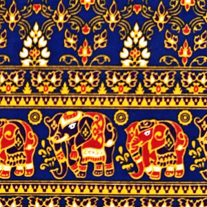 Sarong Sábanas - Thai Siam Classic Azul