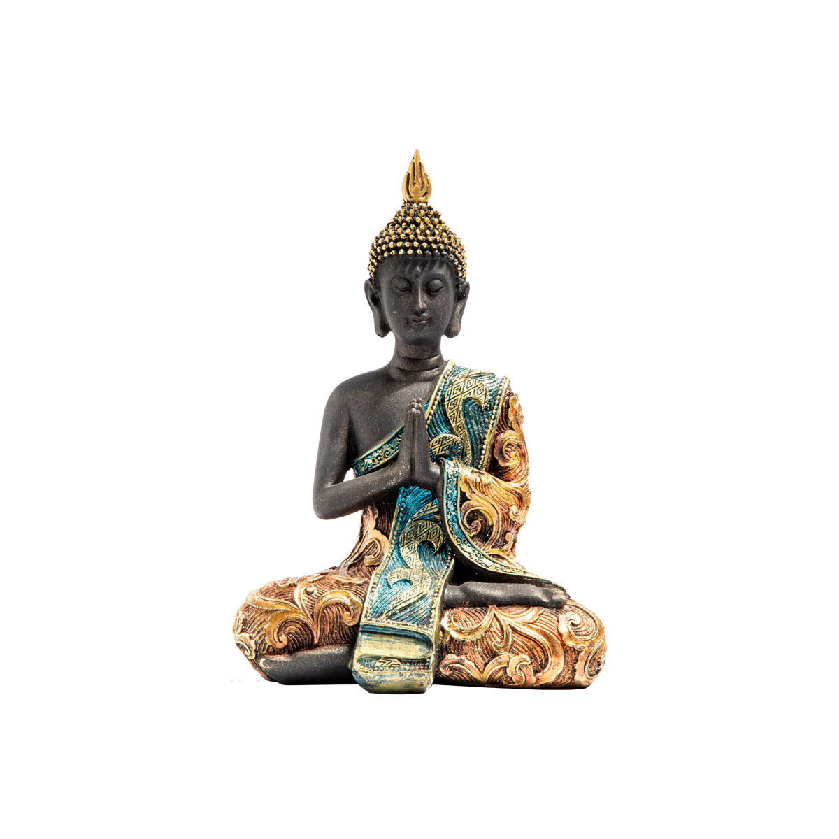 Buddha Statue Deko Figur Amithaba sitzend 20 cm hoch