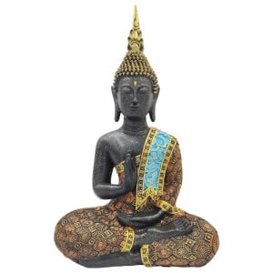 Buddha statue deco figure Amithaba sitting 40 cm high