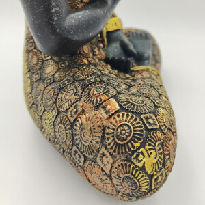 Buddha statue deco figure Amithaba sitting 40 cm high