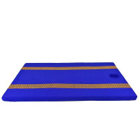 Lenzuolo trapuntato Sarong thailandese blu con foro per il viso 80 cm