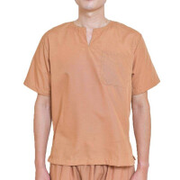 Set di abbigliamento per clienti trad. Pantaloni + camicia, beige-marrone