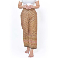Hose mit bunten Thai Sarong Mustern für Thaimassage