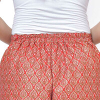 Hose mit bunten Thai Sarong Mustern für Thaimassage