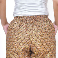 Hose mit bunten Thai Sarong Mustern für Thaimassage