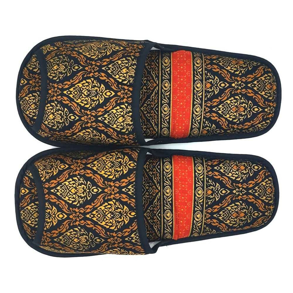 Slippers for thai massage clients - one size fits all Color: Black