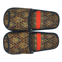 Slippers for thai massage clients - one size fits all Color: Black