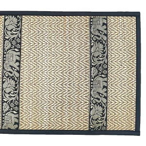 Thai Table Set Coasters Place Set 8 Piece Bast with Elephant Pattern