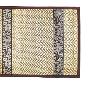 Thai Table Set Coasters Place Set 8 Piece Bast with Elephant Pattern