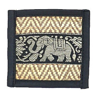 Thai Table Set Coasters Place Set 8 Piece Bast with Elephant Pattern