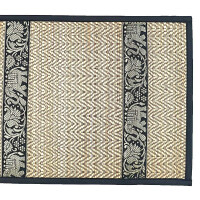 Thai Table Set Coasters Place Set 8 Piece Bast with Elephant Pattern