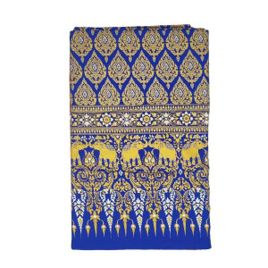 Thai Cloth Fabric Sarong - Thai Siam Elefants Premium
