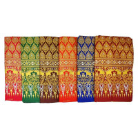Thai Cloth Fabric Sarong - Thai Siam Elefants Premium