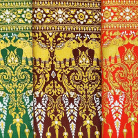 Thai Cloth Fabric Sarong - Thai Siam Elefants Premium