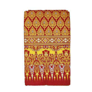 Thai Cloth Fabric Sarong - Thai Siam Elefants Premium...