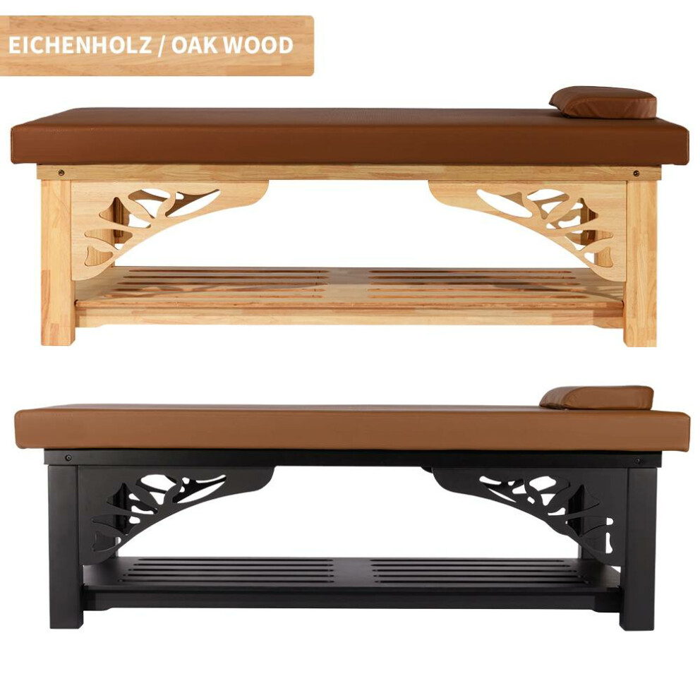 Lettino da massaggio thailandese in legno di quercia
