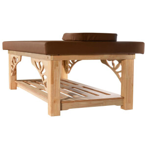 Lettino da massaggio thailandese in legno di quercia