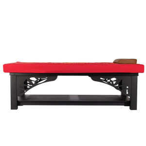 Thai Massage table made of oak wood Black 120 cm