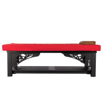 Thai Massage table made of oak wood Black 120 cm
