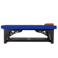 Thai Massage table made of oak wood Black 120 cm