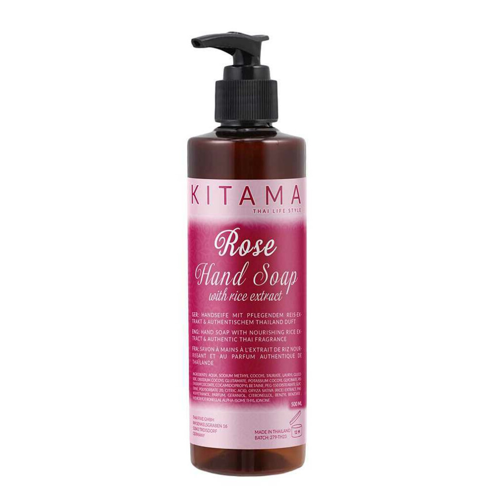 Thai Liquid soap rose with rice extract
