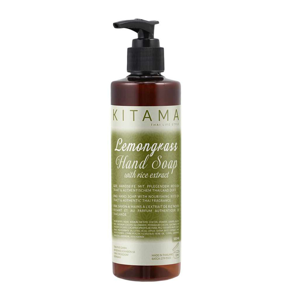Sapone liquido tailandese al citronella con estratto di riso