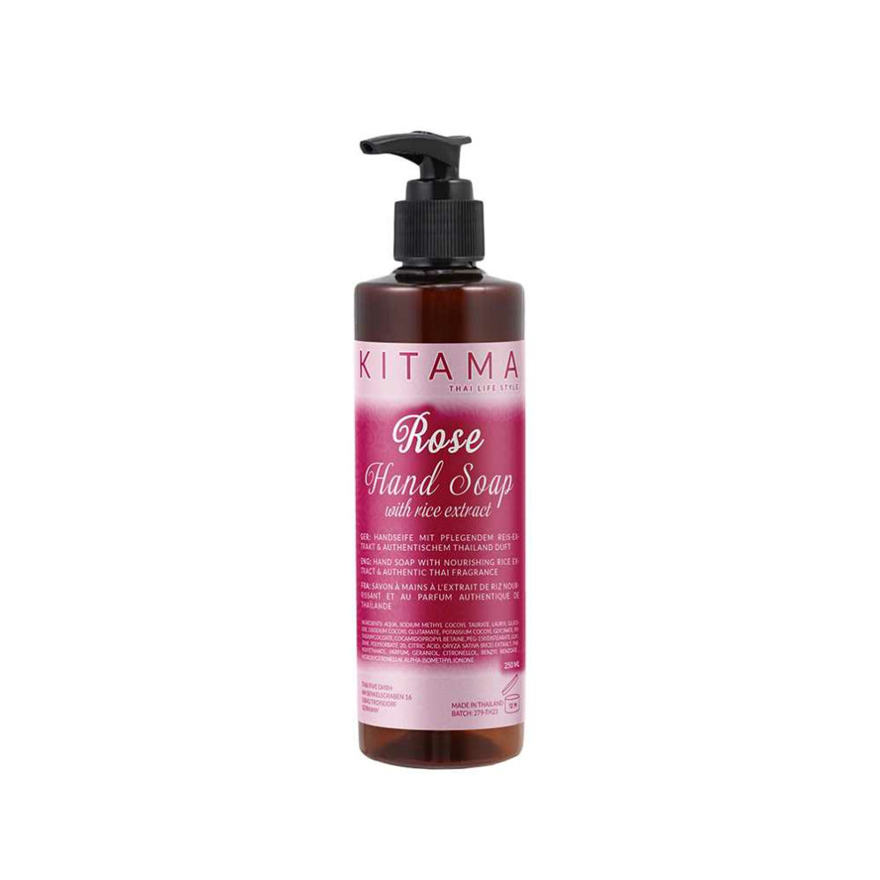 Thai Liquid soap rose with rice extract 250ml