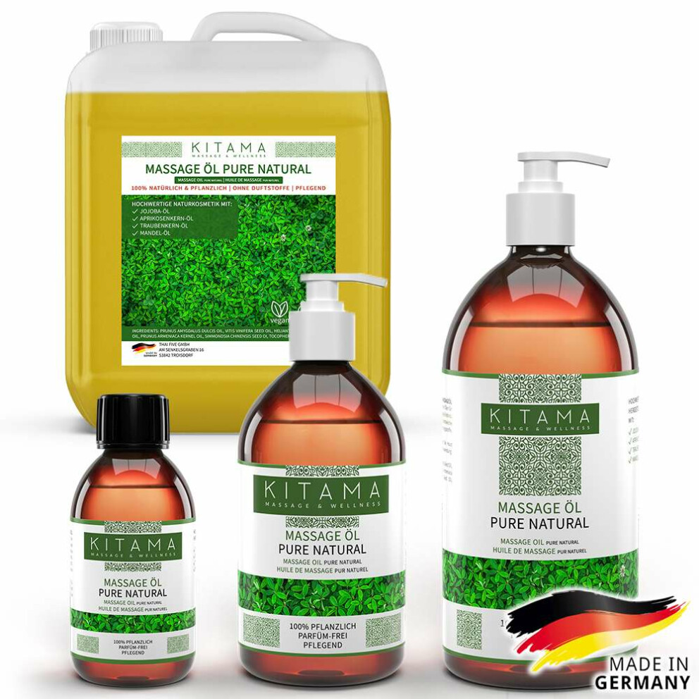 Olio da massaggio Pure Natural - 100% naturale e senza profumi