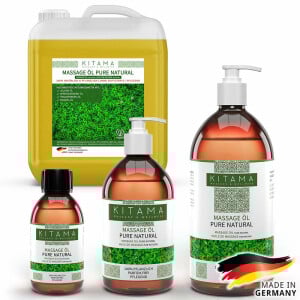 Massageöl Pure Natural - 100% natürlich &...