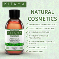Olio da massaggio Pure Natural - 100% naturale e senza profumi