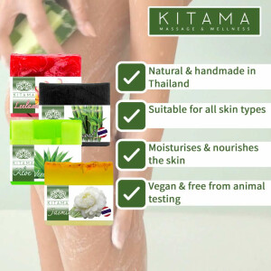 120g Thai natural soap for body & hands Aloe Vera
