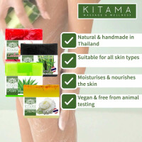 120g Thai natural soap for body & hands Aloe Vera