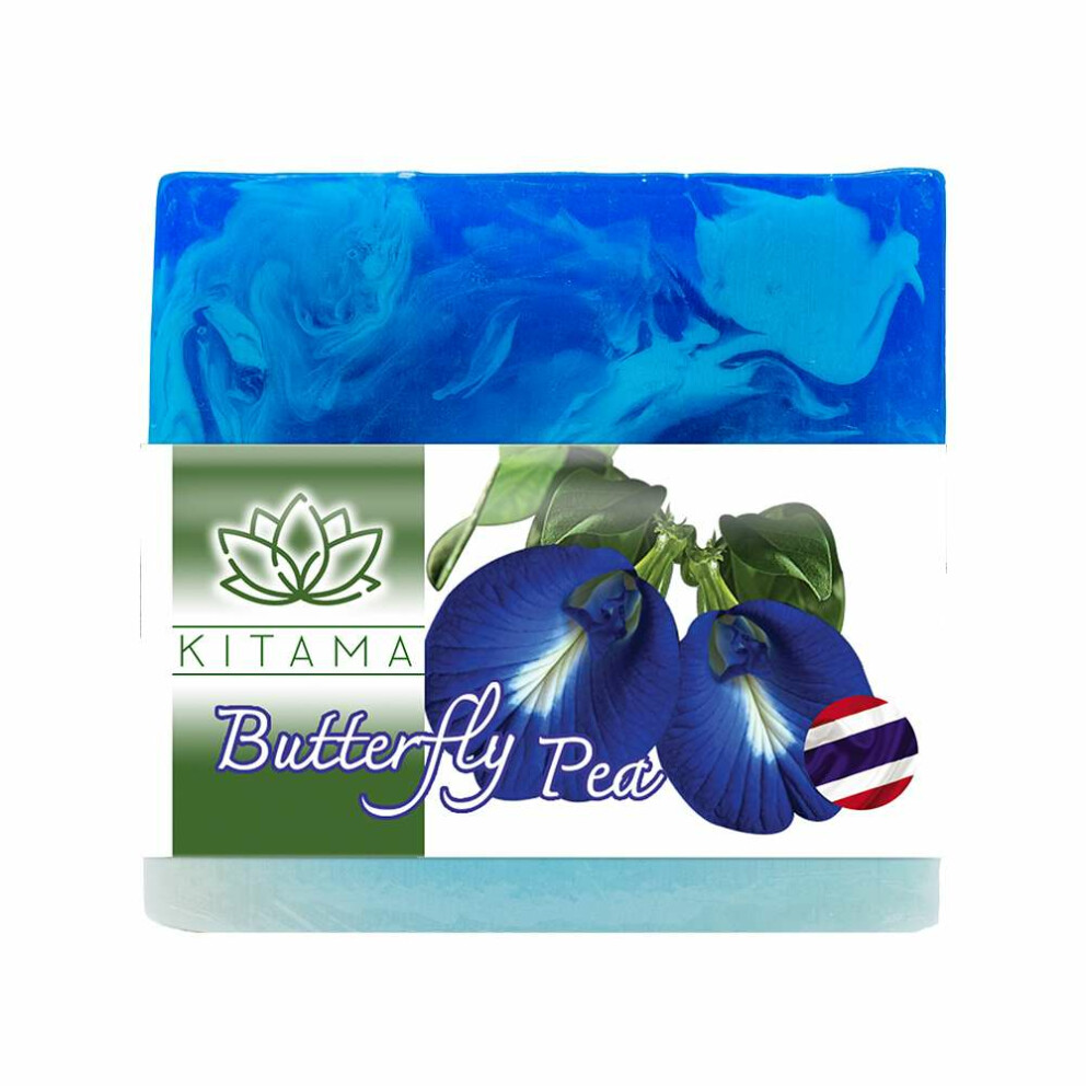 120g Tajskie naturalne mydło do ciała i rąk Anchan Butterfly Pea
