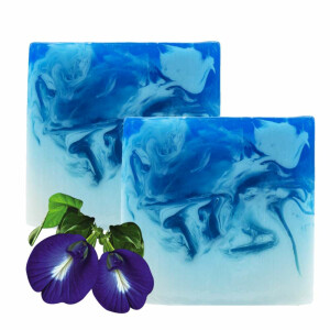 120g Tajskie naturalne mydło do ciała i rąk Anchan Butterfly Pea