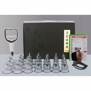 Schröpfen Set für Vakuum Massage - 32 Schröpfgläser