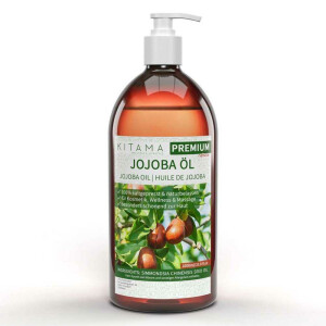 Olio di jojoba spremuto a freddo & oro vergine 1-Litro