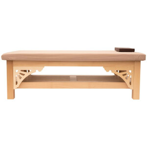 Lettino da massaggio tailandese in legno di faggio