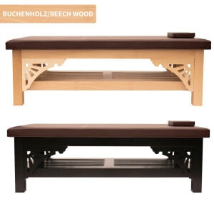 Thai massage table made of beech wood