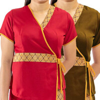 Bluse / Shirt - Traditionelle Thaimassage Kleidung