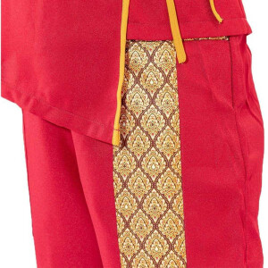Trousers - Traditional Thai Massage Clothing M Red