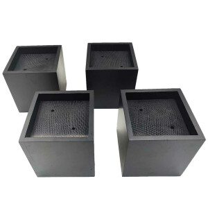 10cm Massageliegen-Adapter für eine Arbeitshöhe von 75cm Schwarz