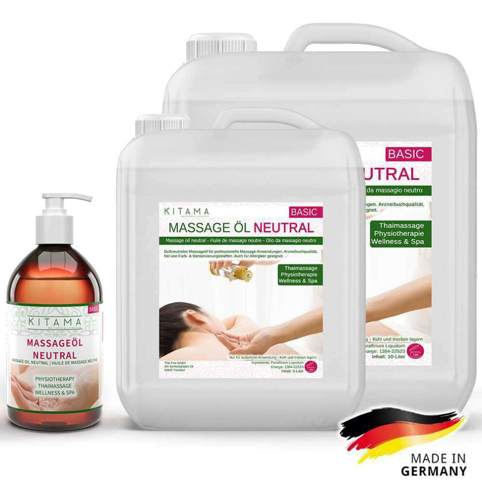 Olio da massaggio neutro senza profumo