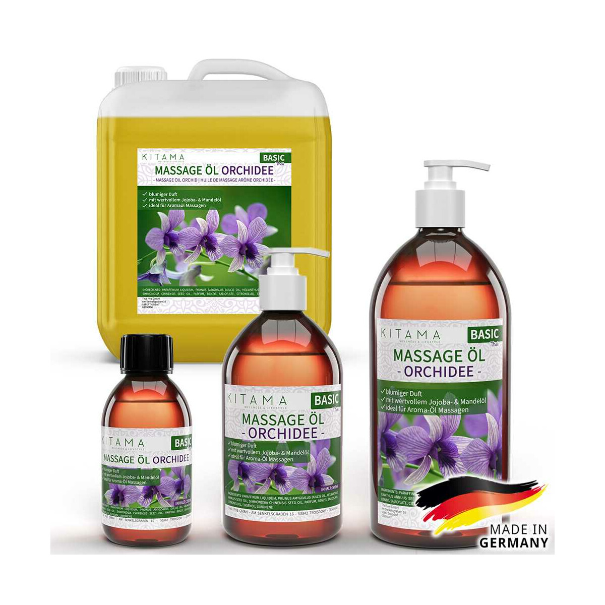 Olio da massaggio aroma Thai Orchidea