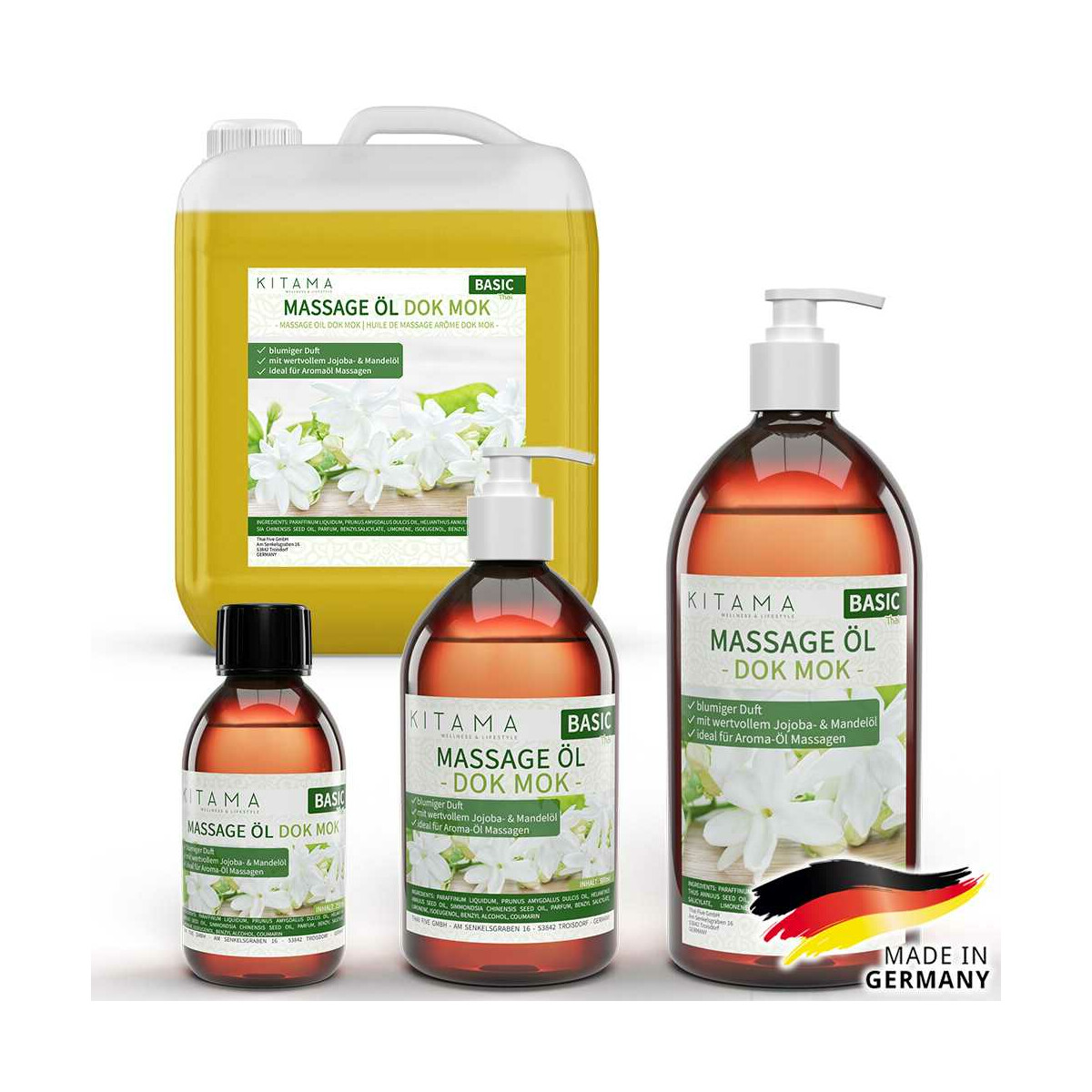 Massage Oil Aroma Thai Dok Mok (water yasmine)
