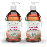Massageöl neutral ohne Duft 1000ml (2 x 500ml)