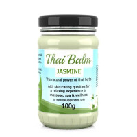 Balsamo per massaggi alle erbe thailandesi - Gelsomino (bianco)