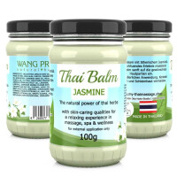 Balsamo per massaggi alle erbe thailandesi - Gelsomino (bianco)