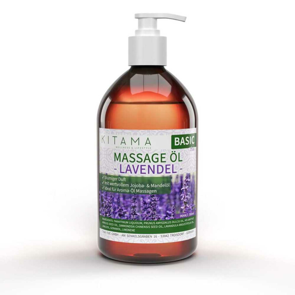 Massage Oil Aroma Lavender 500ml