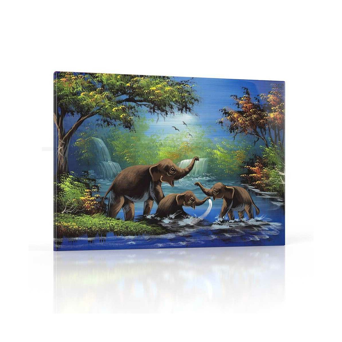 Thai Paintings Natural Landscape of Thailand with...
